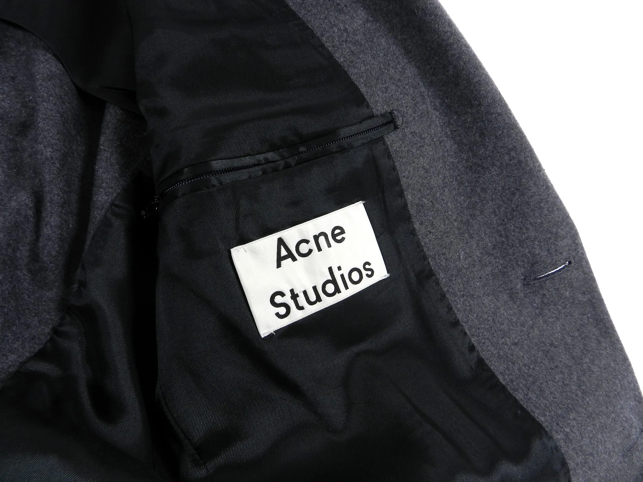 Acne Studios Two Piece Wool Grey Suit - 38