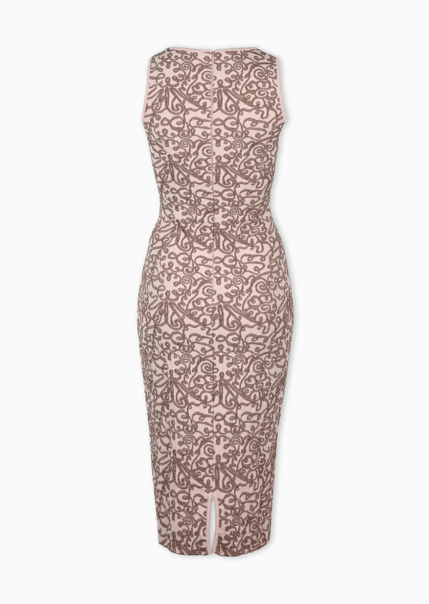 Beatrix – Metallic Textured Brocade Pencil Dress