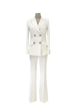 Bell-Bottoms Double Breasted Pant Suit