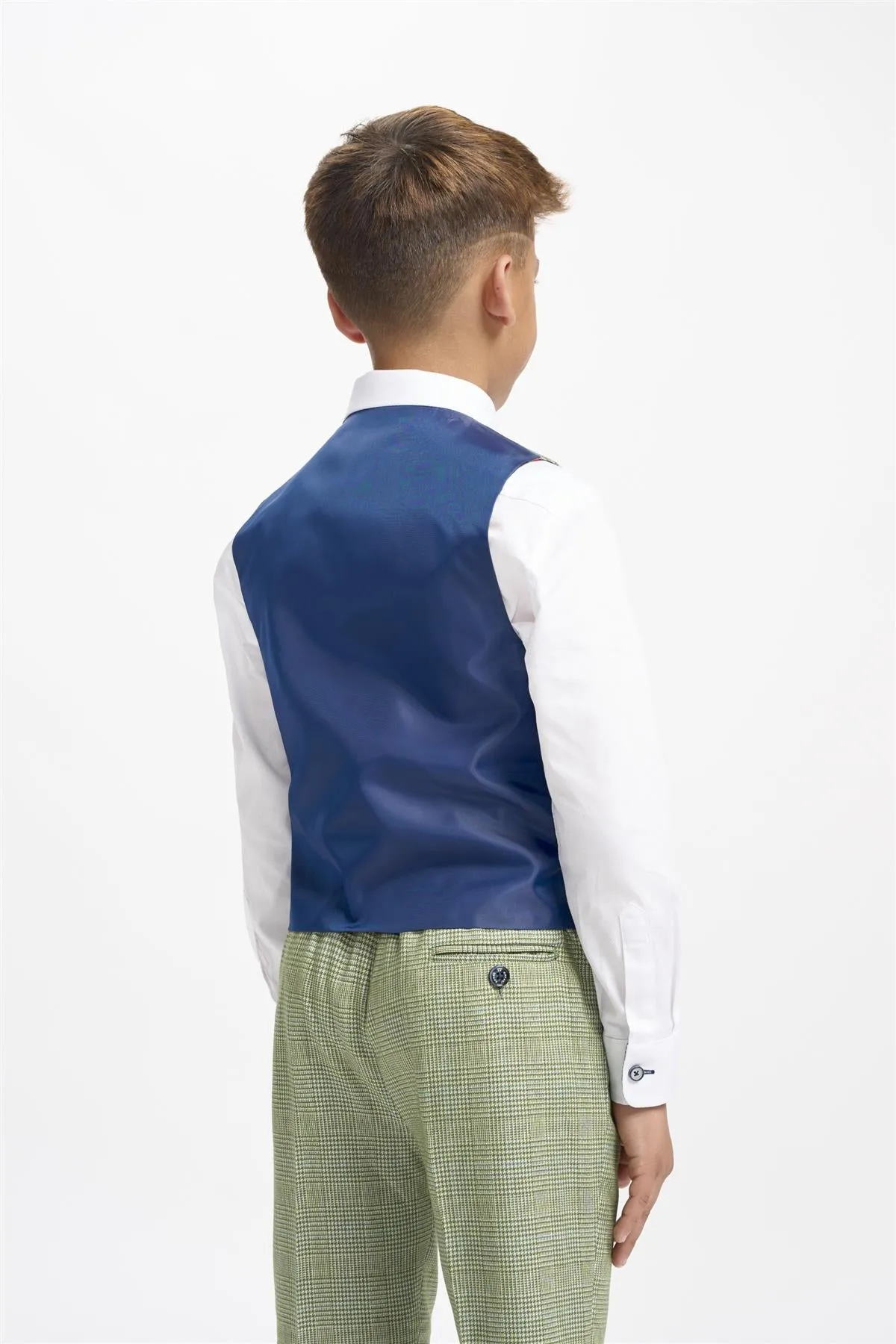 Boys Caridi Sage Three Piece Suit