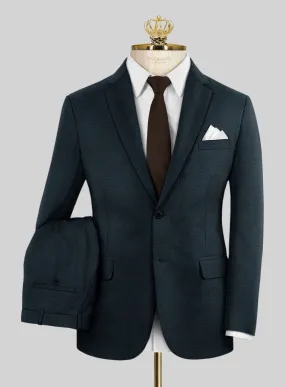 Bristol Bob Weave Teal Blue Suit