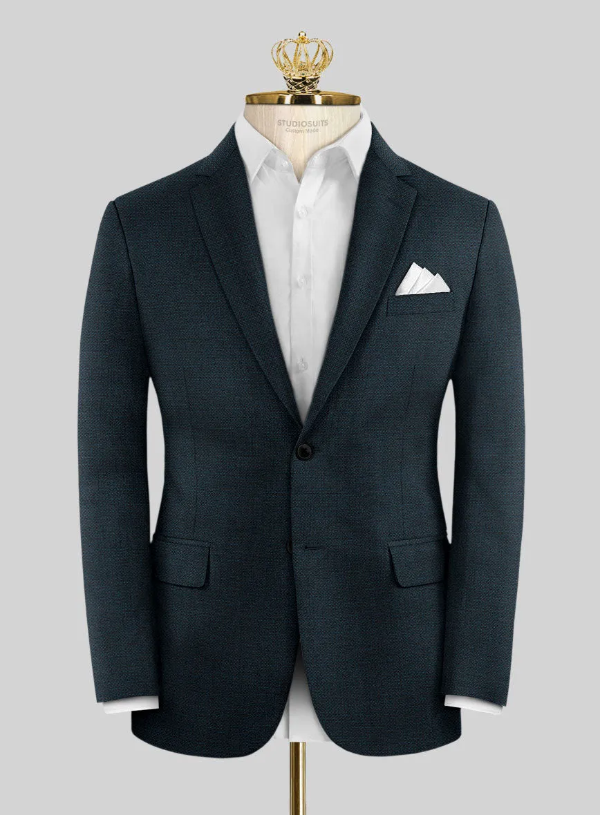 Bristol Bob Weave Teal Blue Suit