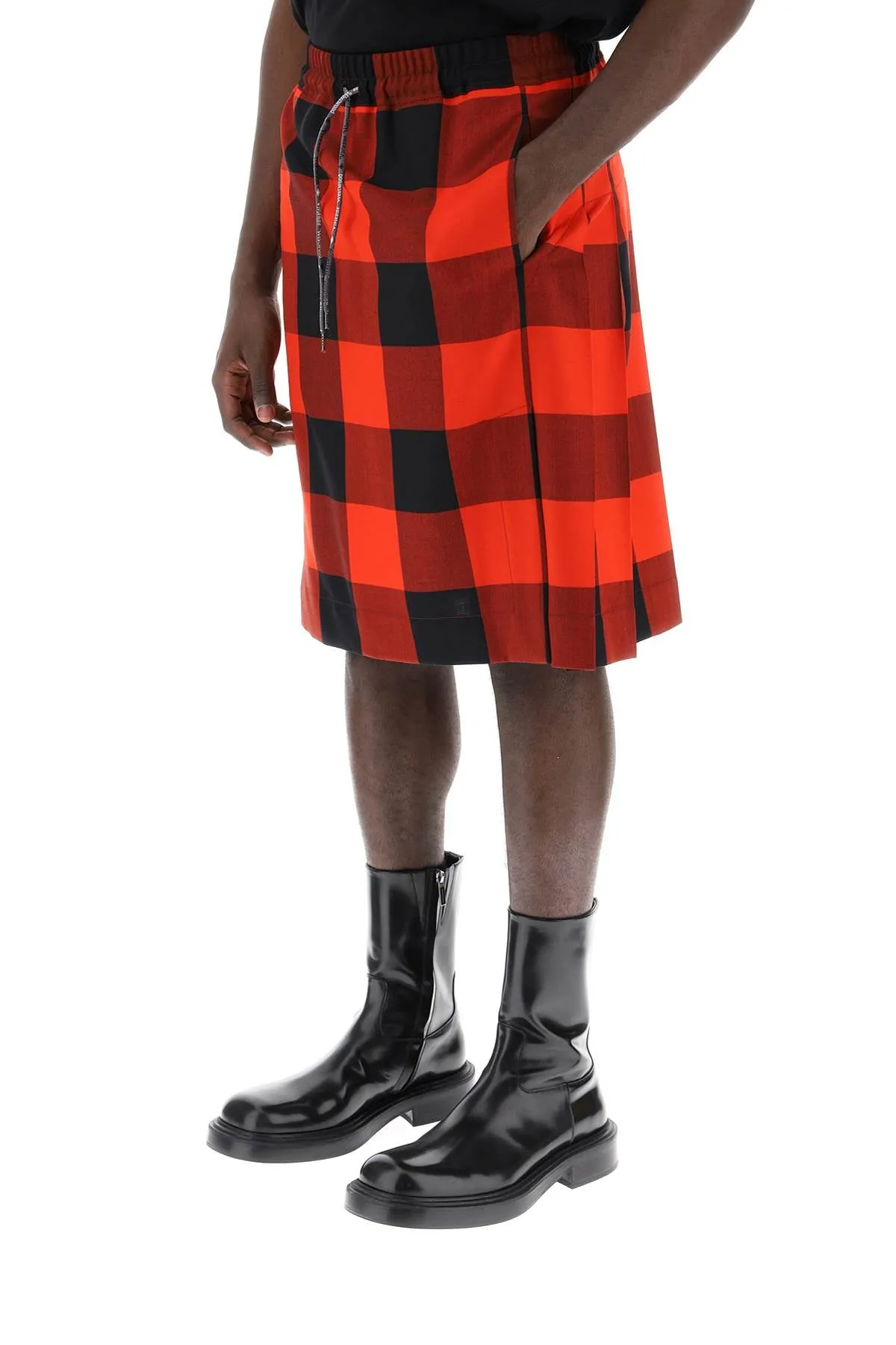 check wool kilt