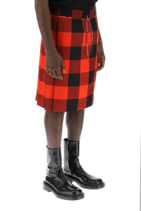 check wool kilt