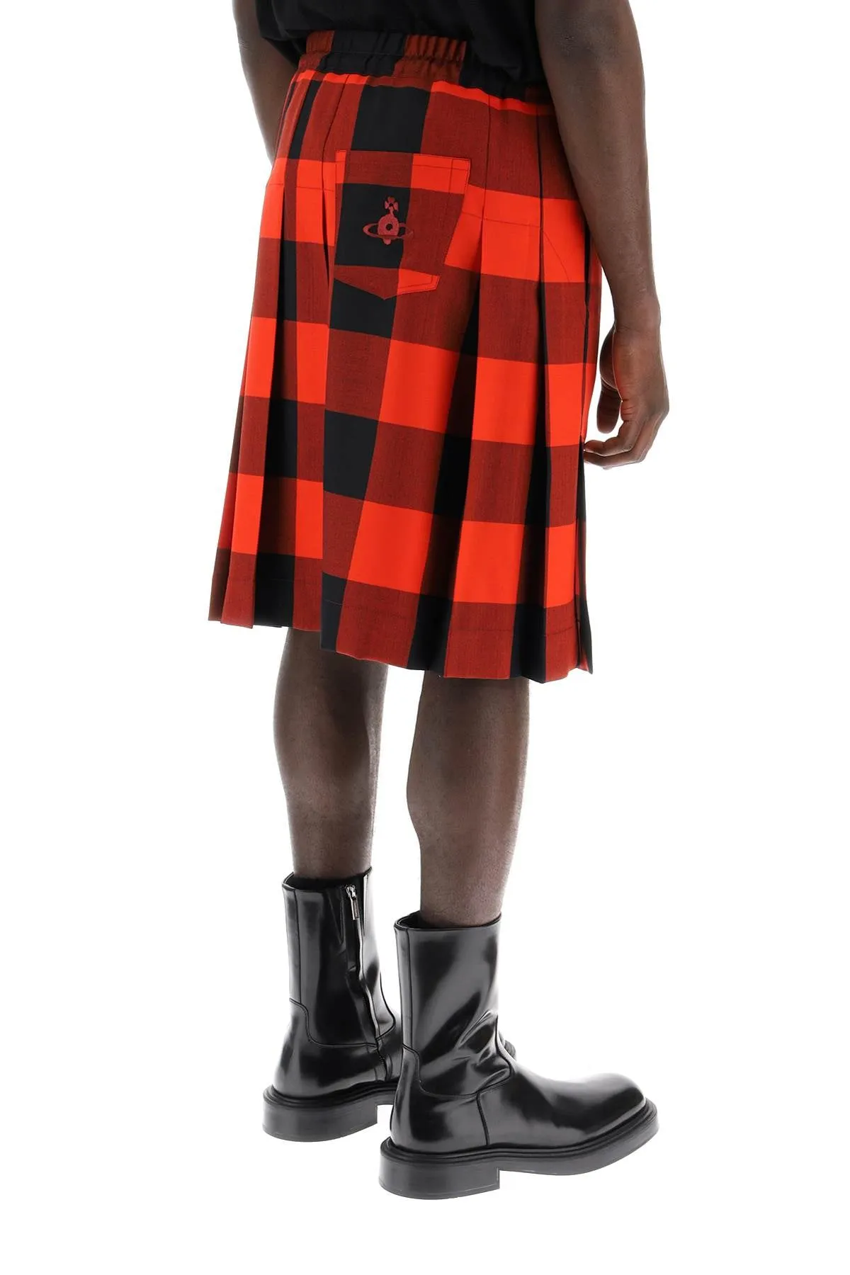 check wool kilt