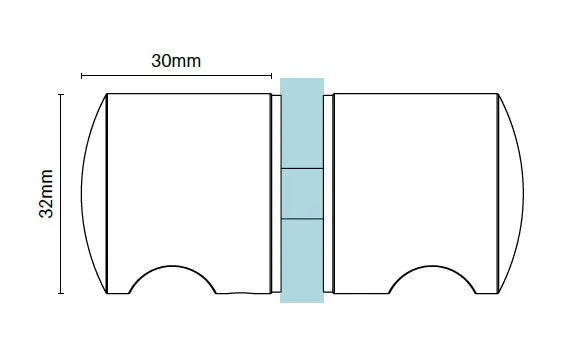 Full Round Knob - Chrome