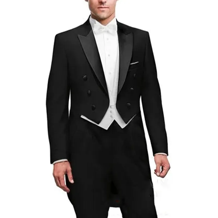 Funki Buys | Suits | Men's 3 Pcs Tailored Wedding Morning Suit