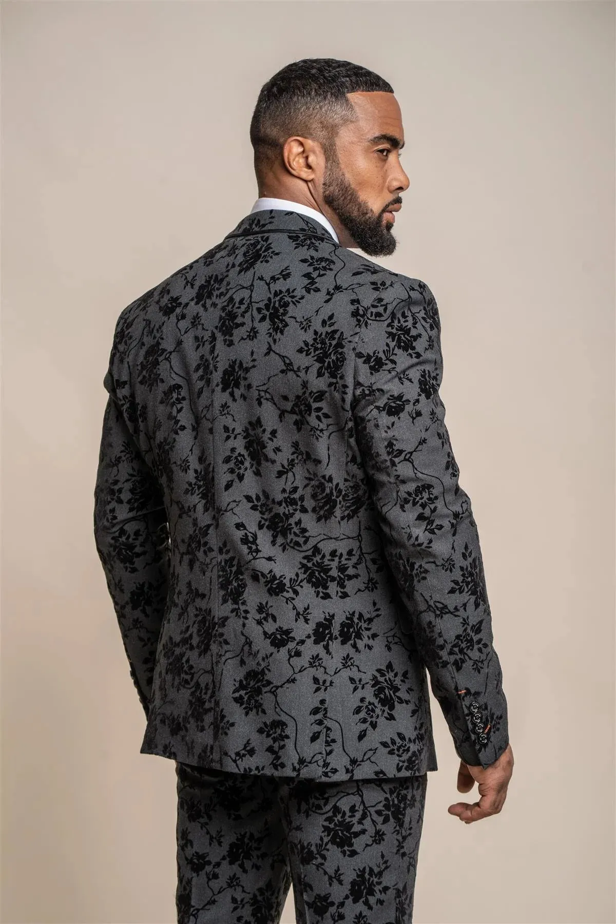 Georgi Floral Three Piece Suit