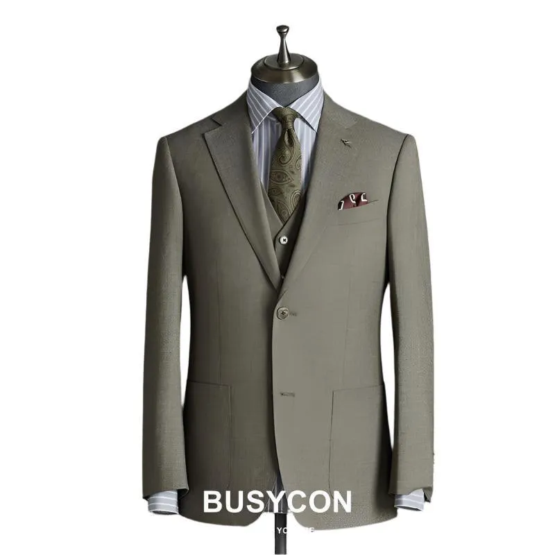 High End 3-Piece Men Suit, Slim Fit