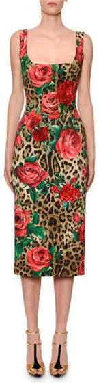 Leopard & Rose Cady Pencil Dress