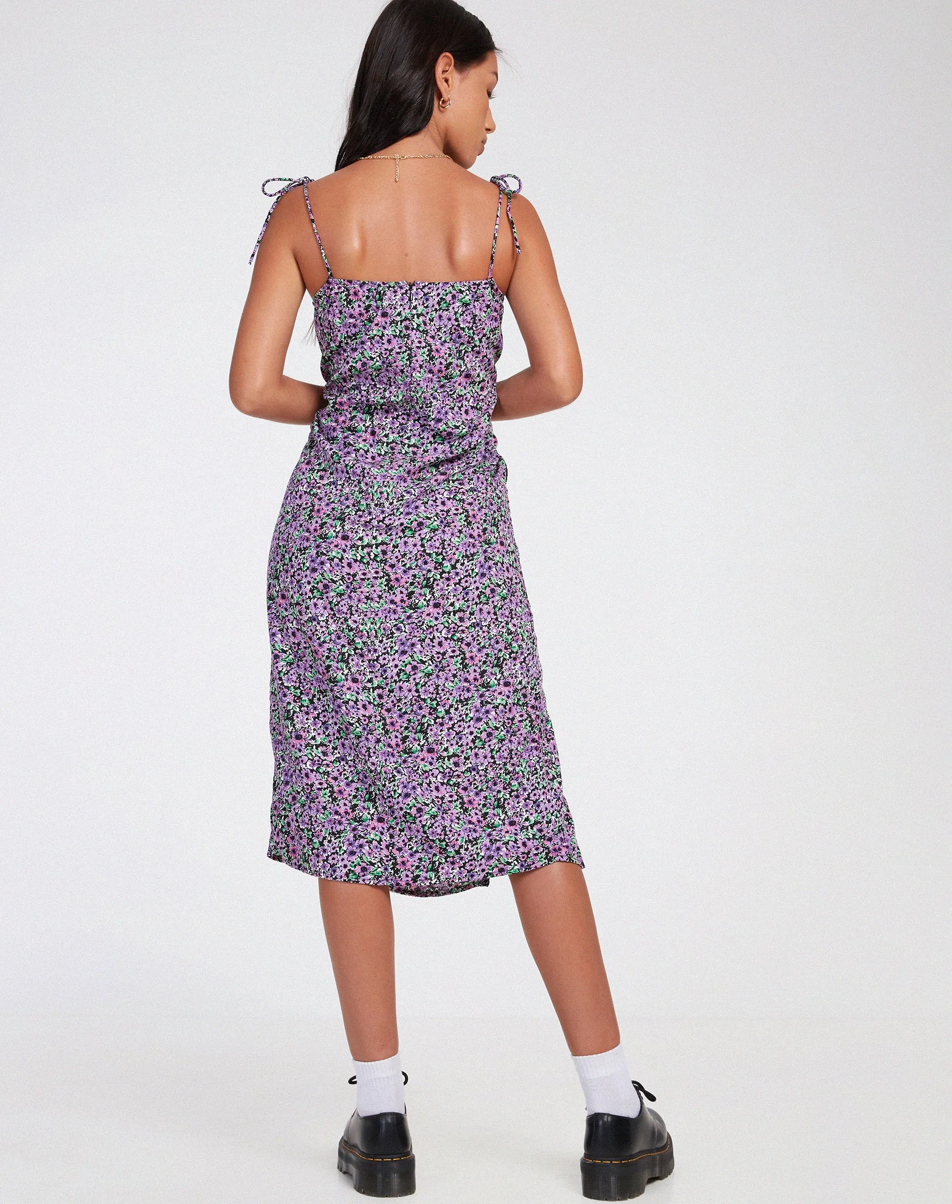 Lotie Midi Dress in Lilac Blossom