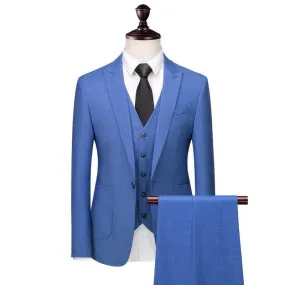 Men Suit - Giovani Blue 3-Piece Suit