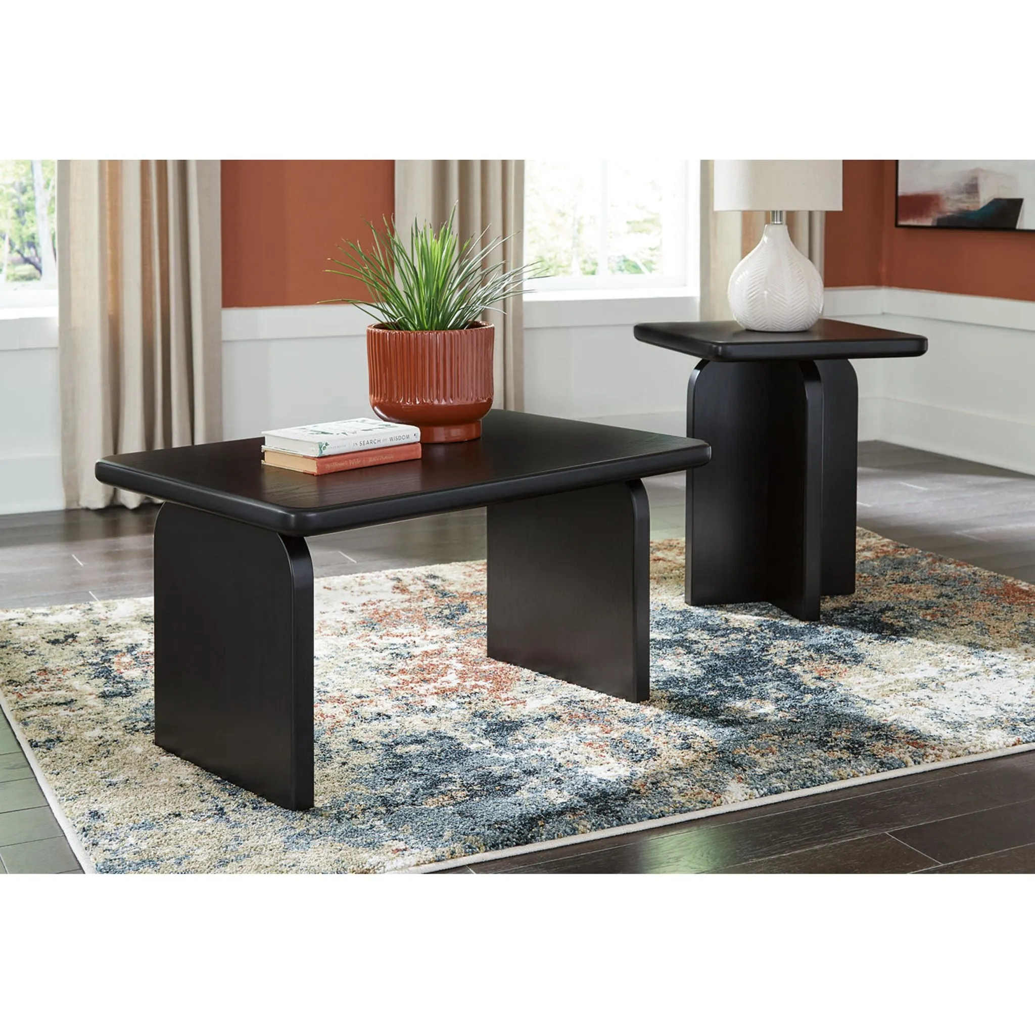 Mitchalli 2 Pack Tables - Black