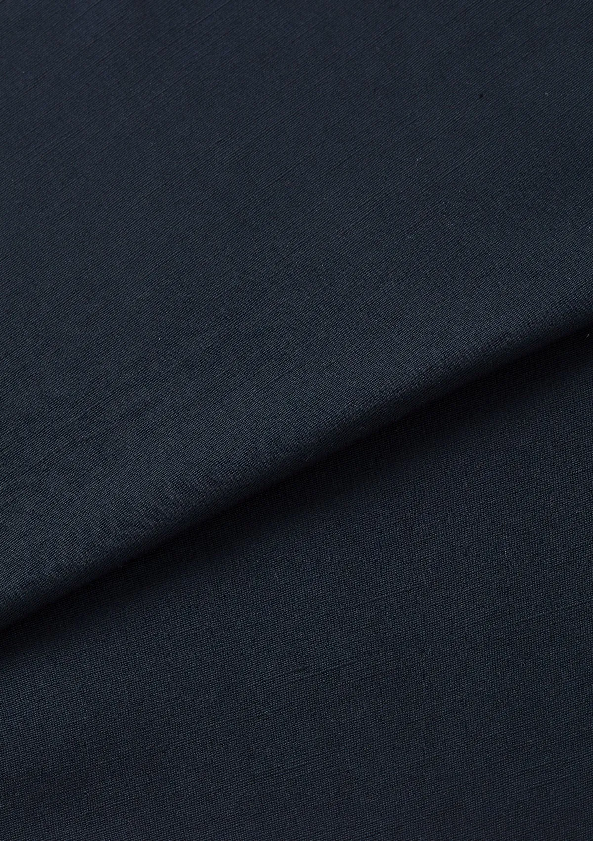 Navy Cotton Linen Tailored Blazer