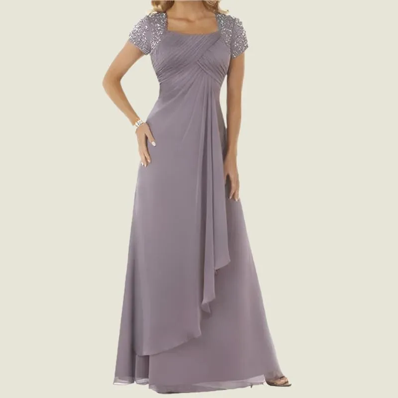 Plus Size Customizable Mother of Bride Dress