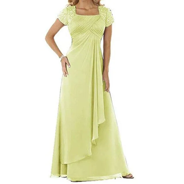 Plus Size Customizable Mother of Bride Dress