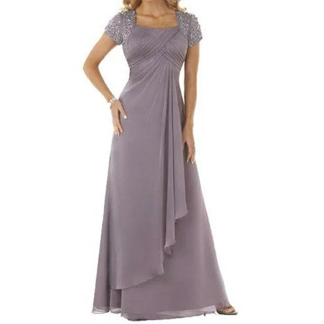 Plus Size Customizable Mother of Bride Dress