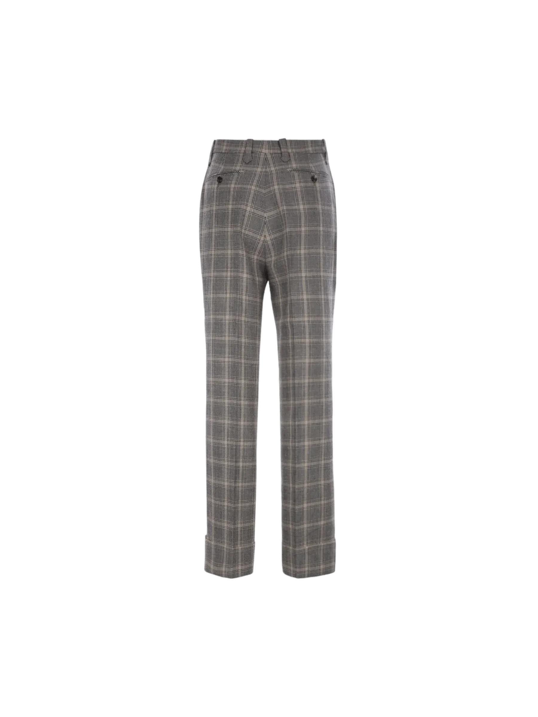 Prince Of Wales Wool Pants