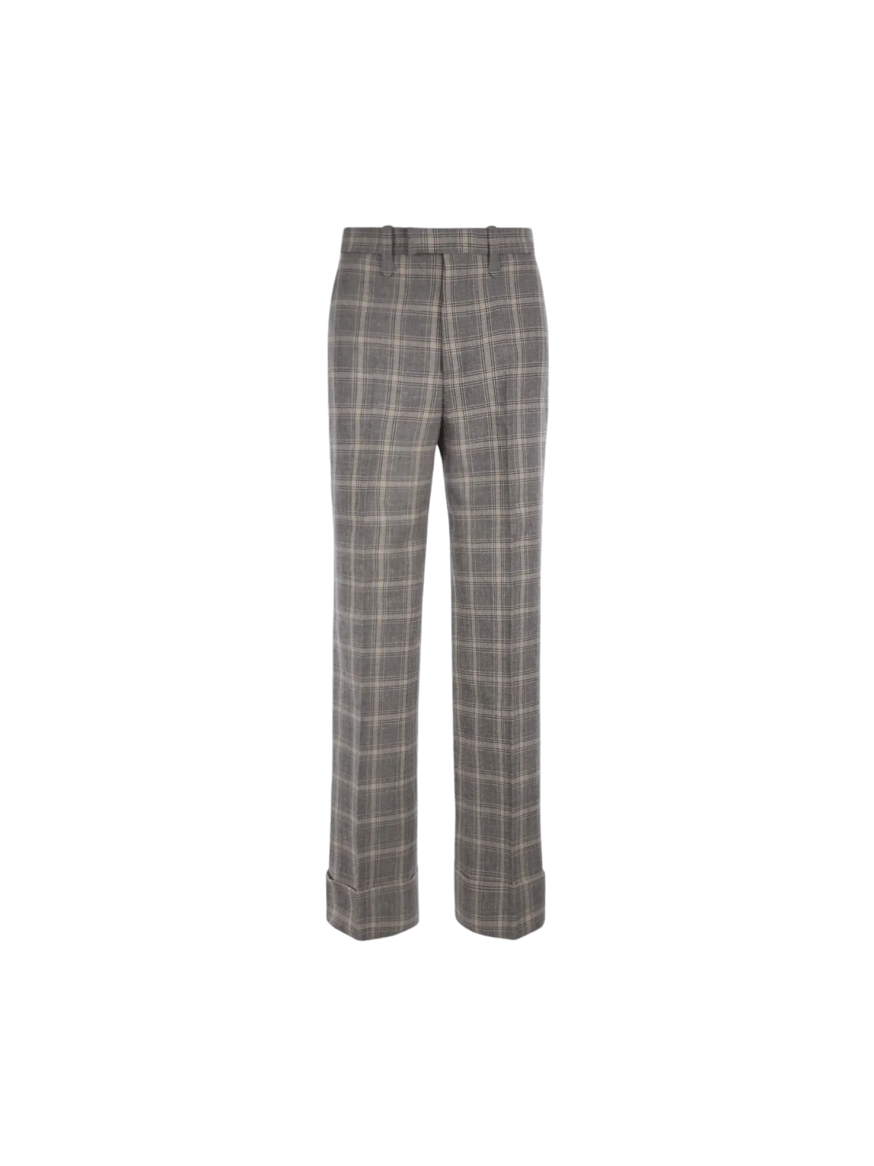 Prince Of Wales Wool Pants