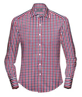 Red, Blue Big Check Shirt