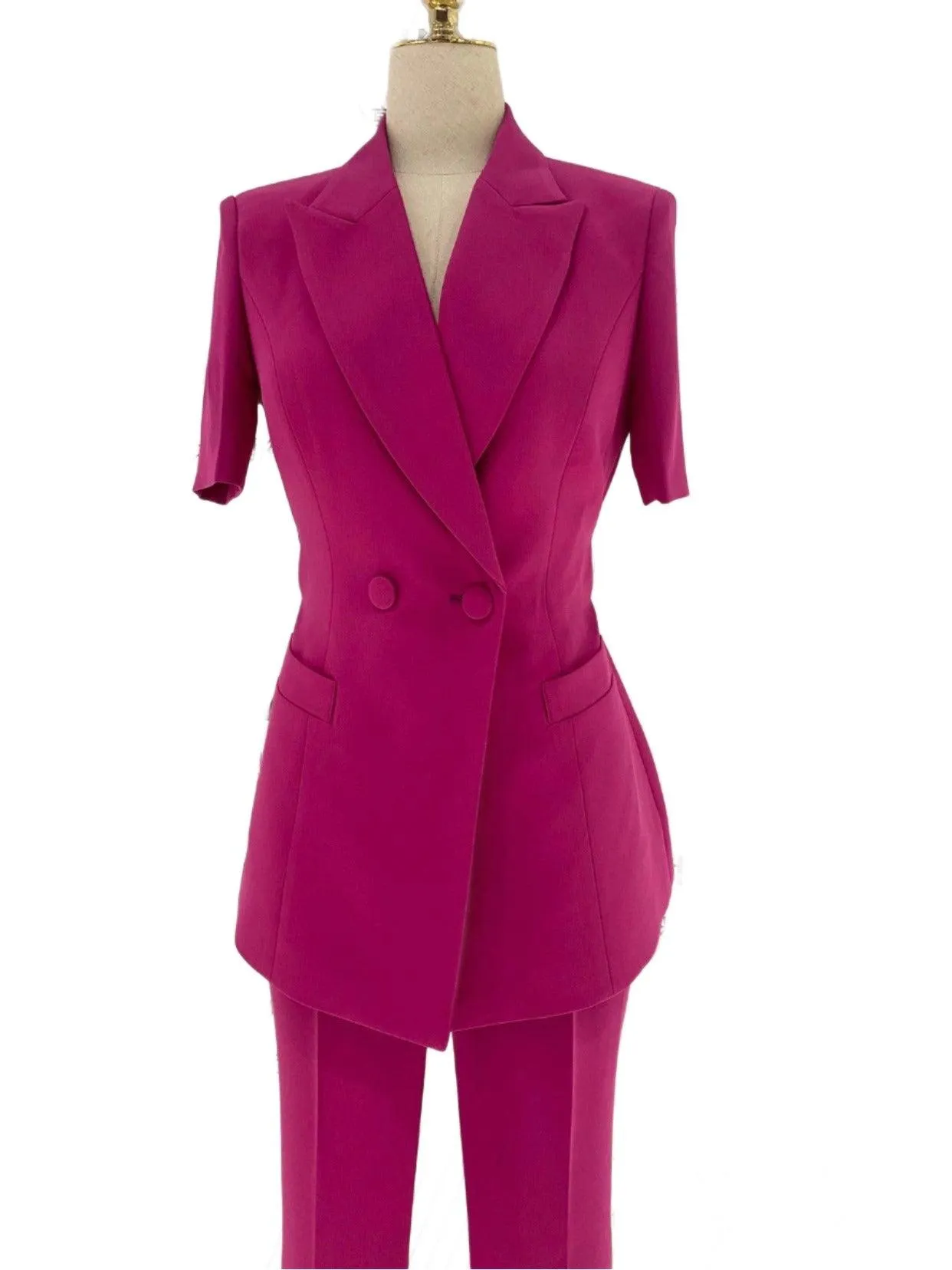 Rose Belted Women Pant Suit