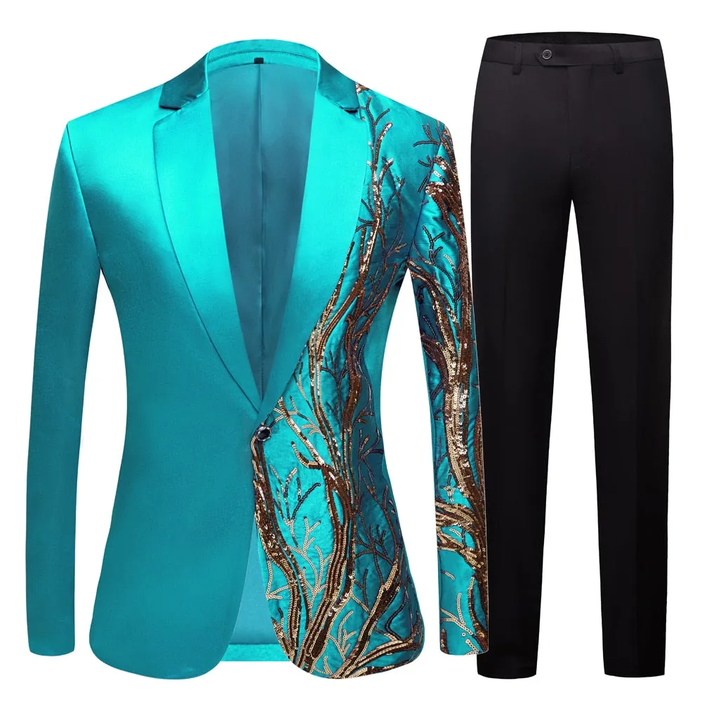 Safari Slim Fit Party Blazer & Pants Suit