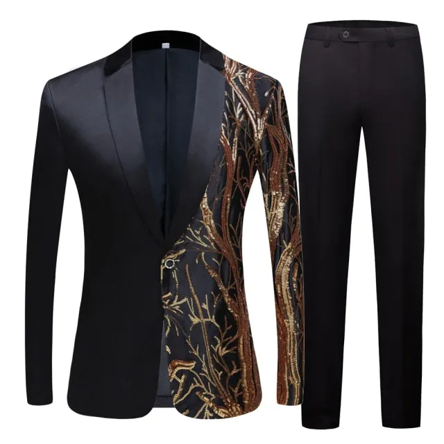 Safari Slim Fit Party Blazer & Pants Suit