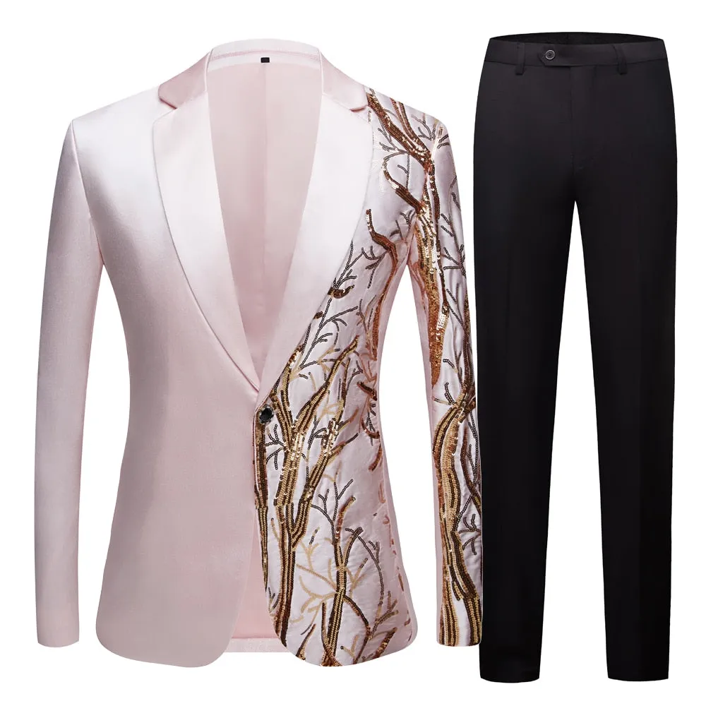 Safari Slim Fit Party Blazer & Pants Suit