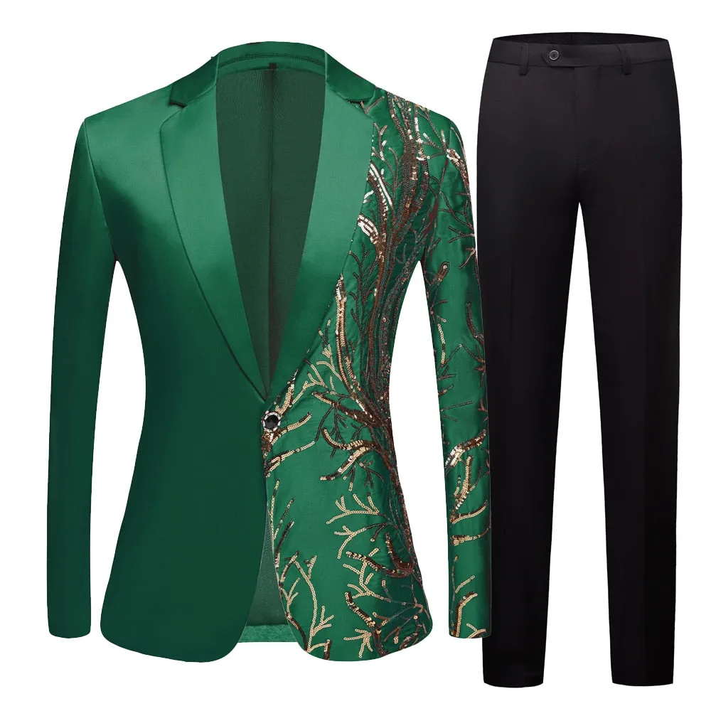 Safari Slim Fit Party Blazer & Pants Suit