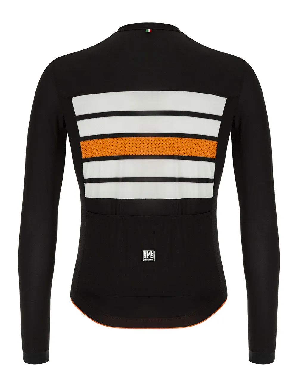 Santini Sleek Long Sleeve Summer Bengal Jersey - Black