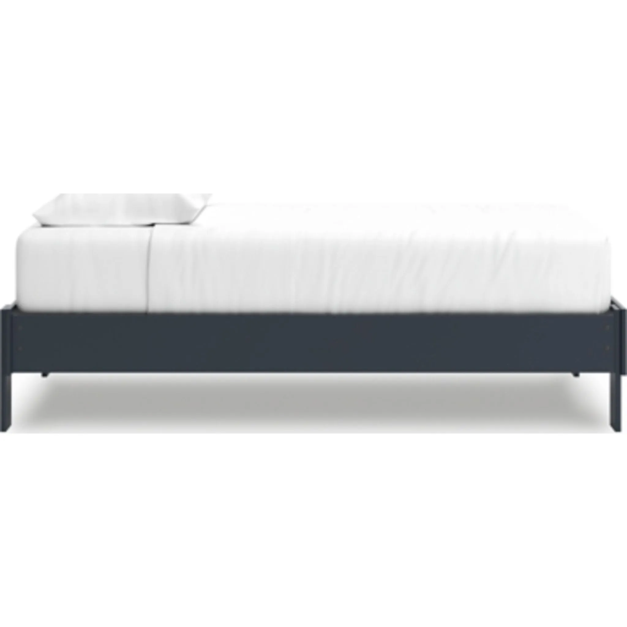 Simmenfort Platform Bed - Navy Blue