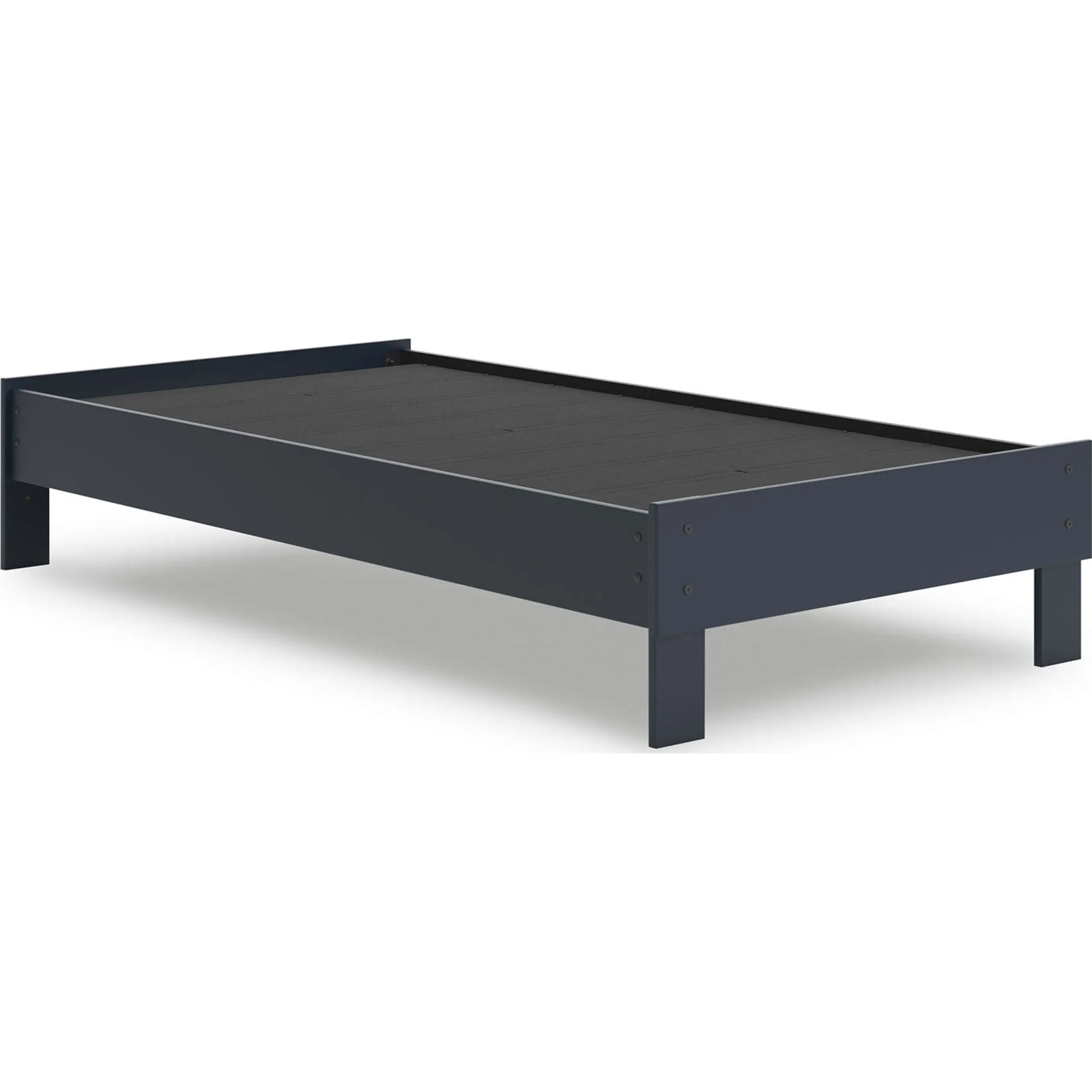 Simmenfort Platform Bed - Navy Blue