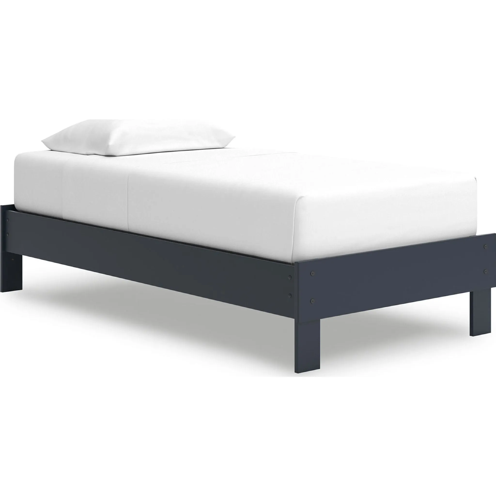 Simmenfort Platform Bed - Navy Blue