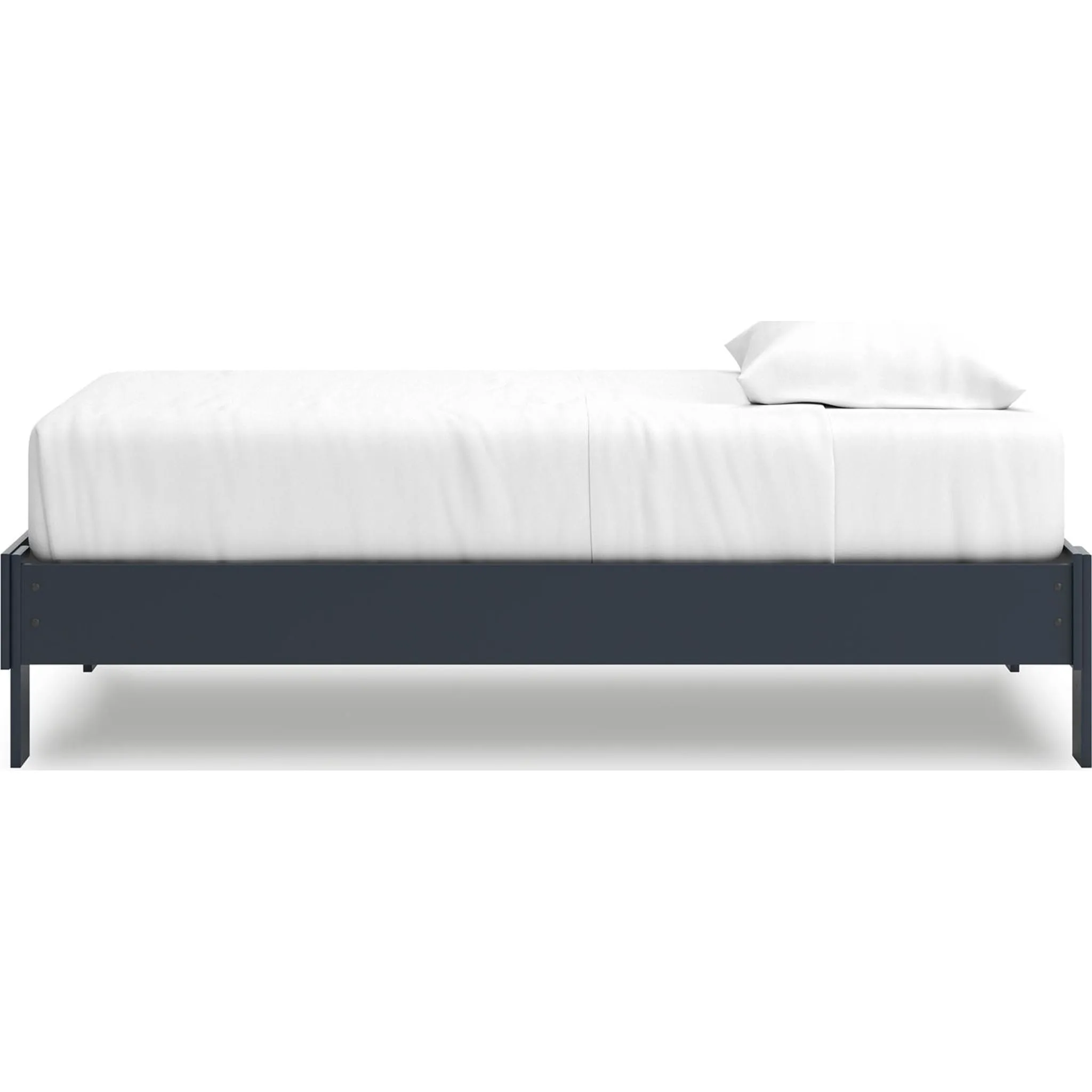 Simmenfort Platform Bed - Navy Blue