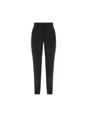 Slim-Fit Crepe Trousers