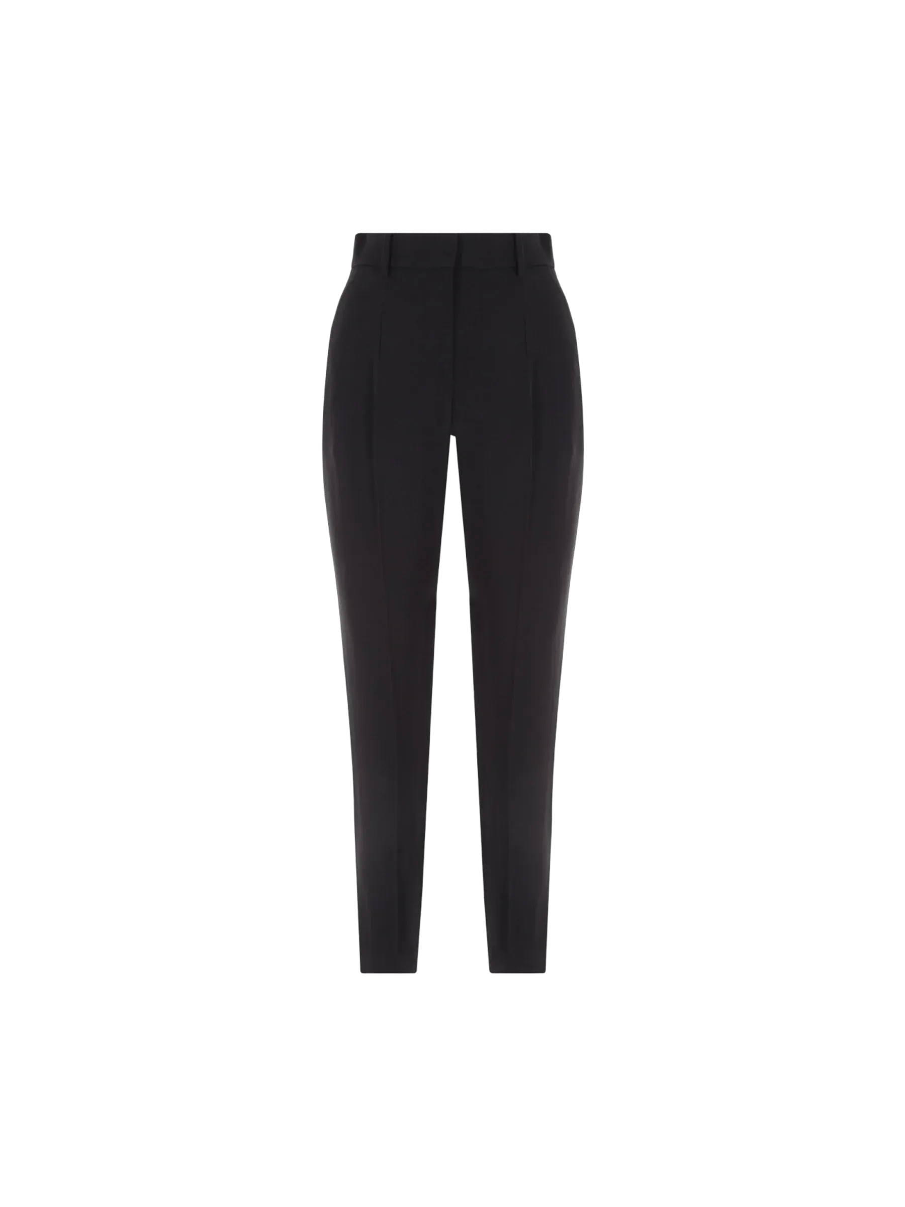 Slim-Fit Crepe Trousers