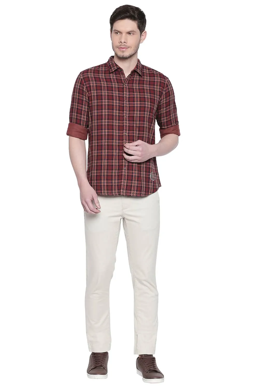 Slim Fit Reversible Shirt