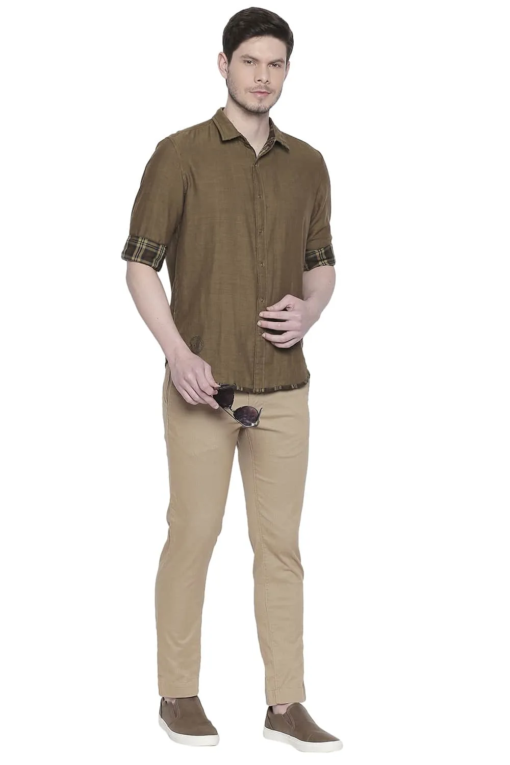 Slim Fit Reversible Shirt