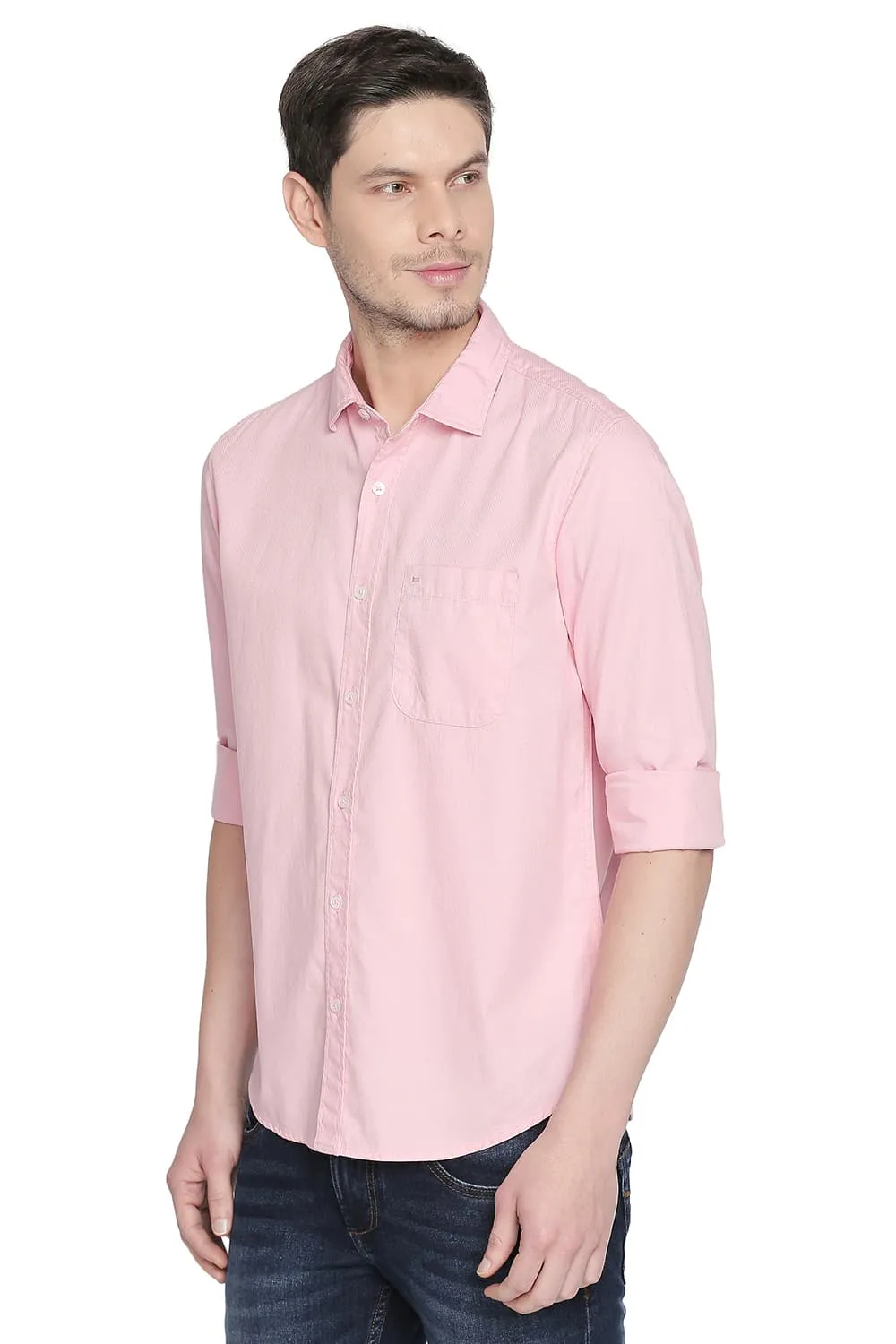 Slim Fit Structure Shirt