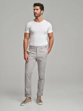 Soft twill garment dye chino trousers