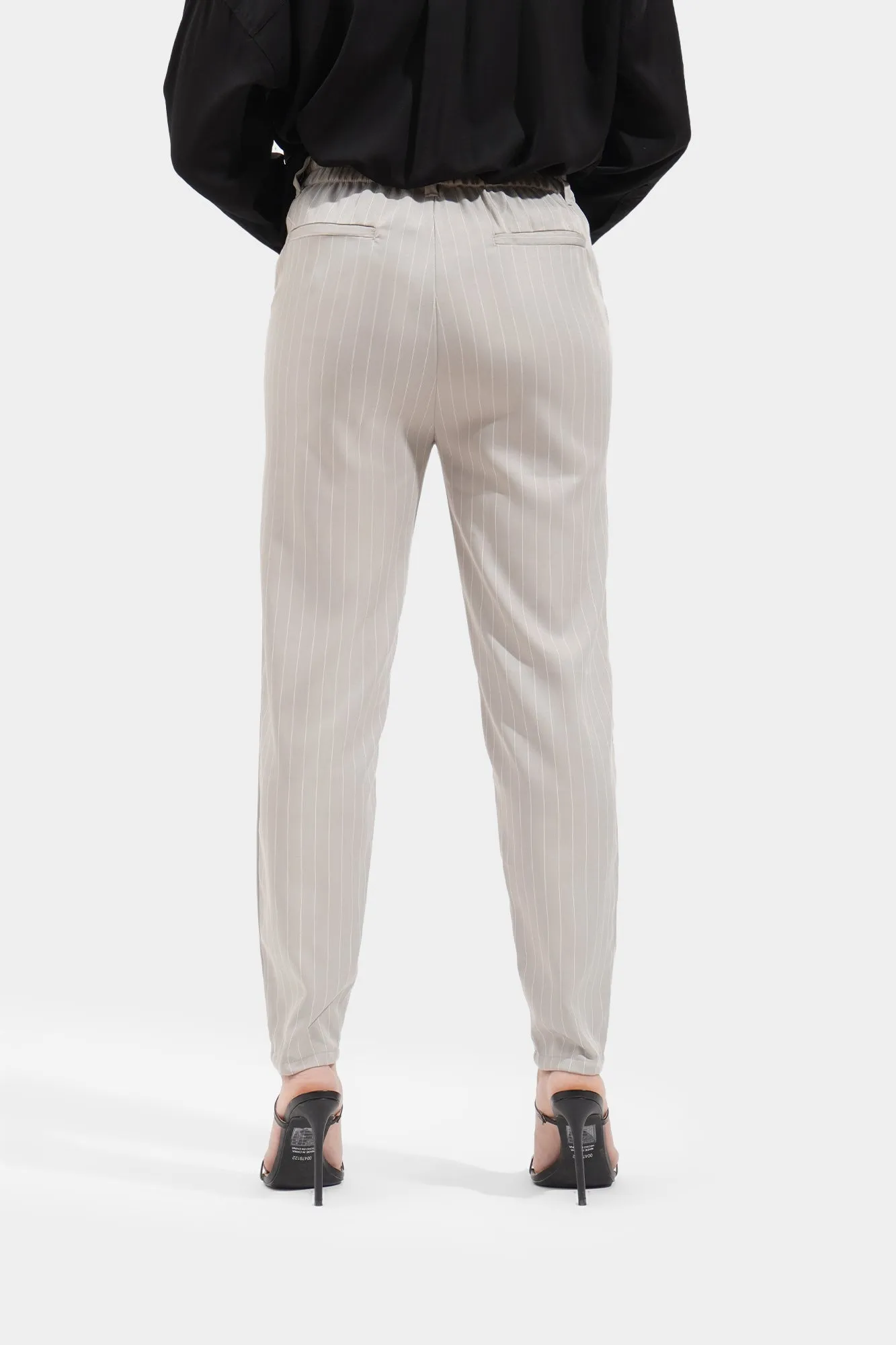 Striped Slim Fit Trousers