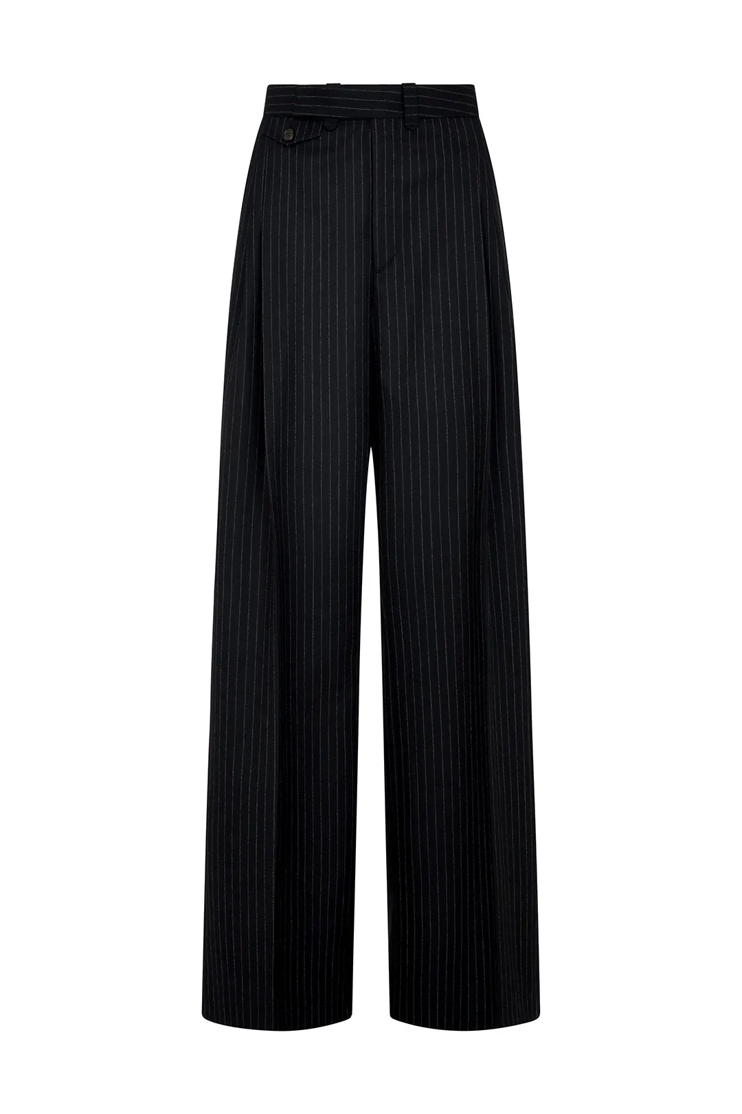 The Pinstripe Wide Leg Trouser