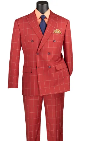 Vinci Men Suit MDW-1-Red