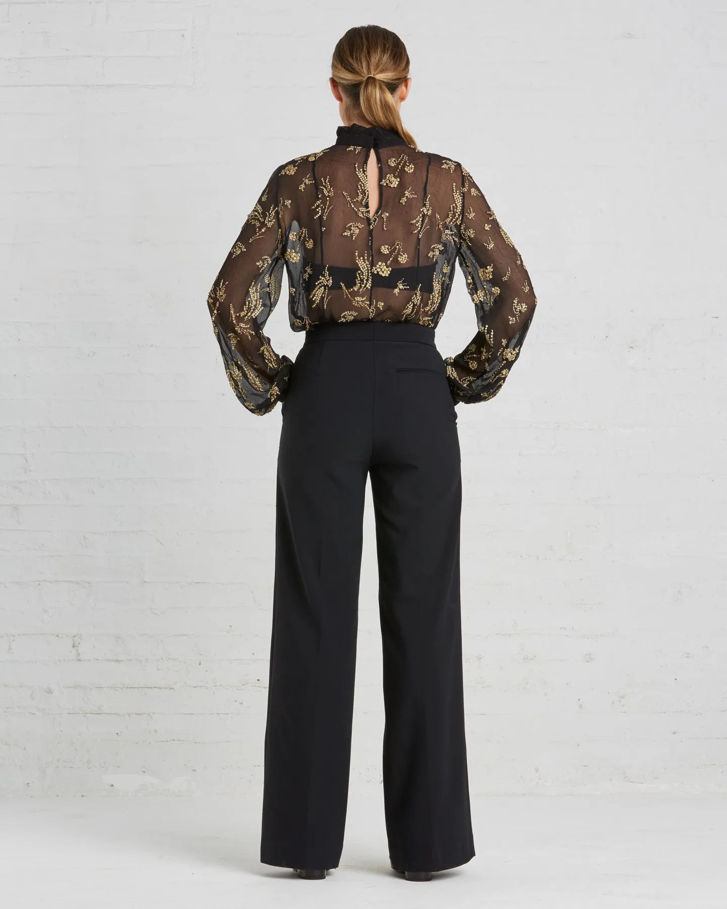 Voz | Wide-leg Trousers in Black