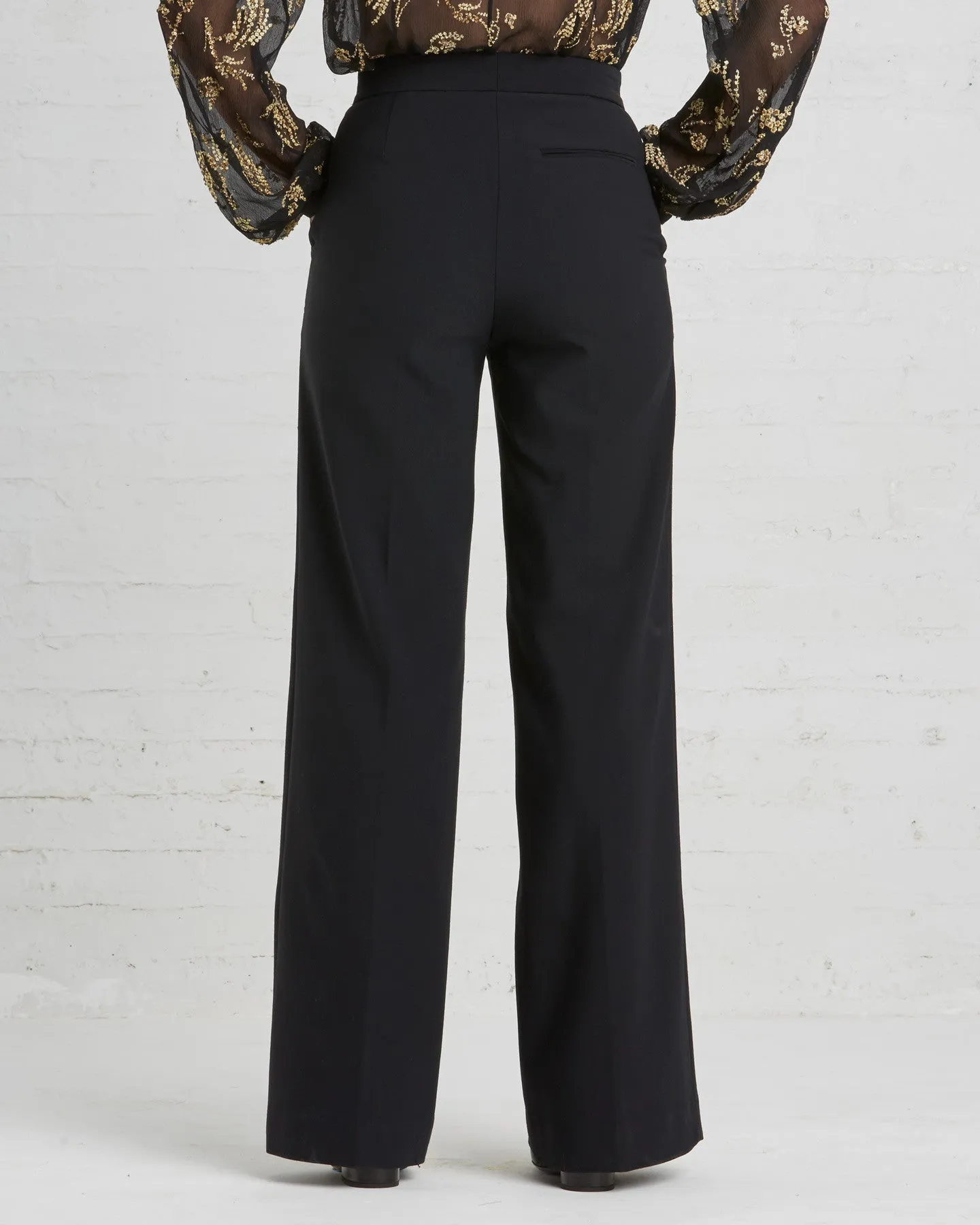 Voz | Wide-leg Trousers in Black