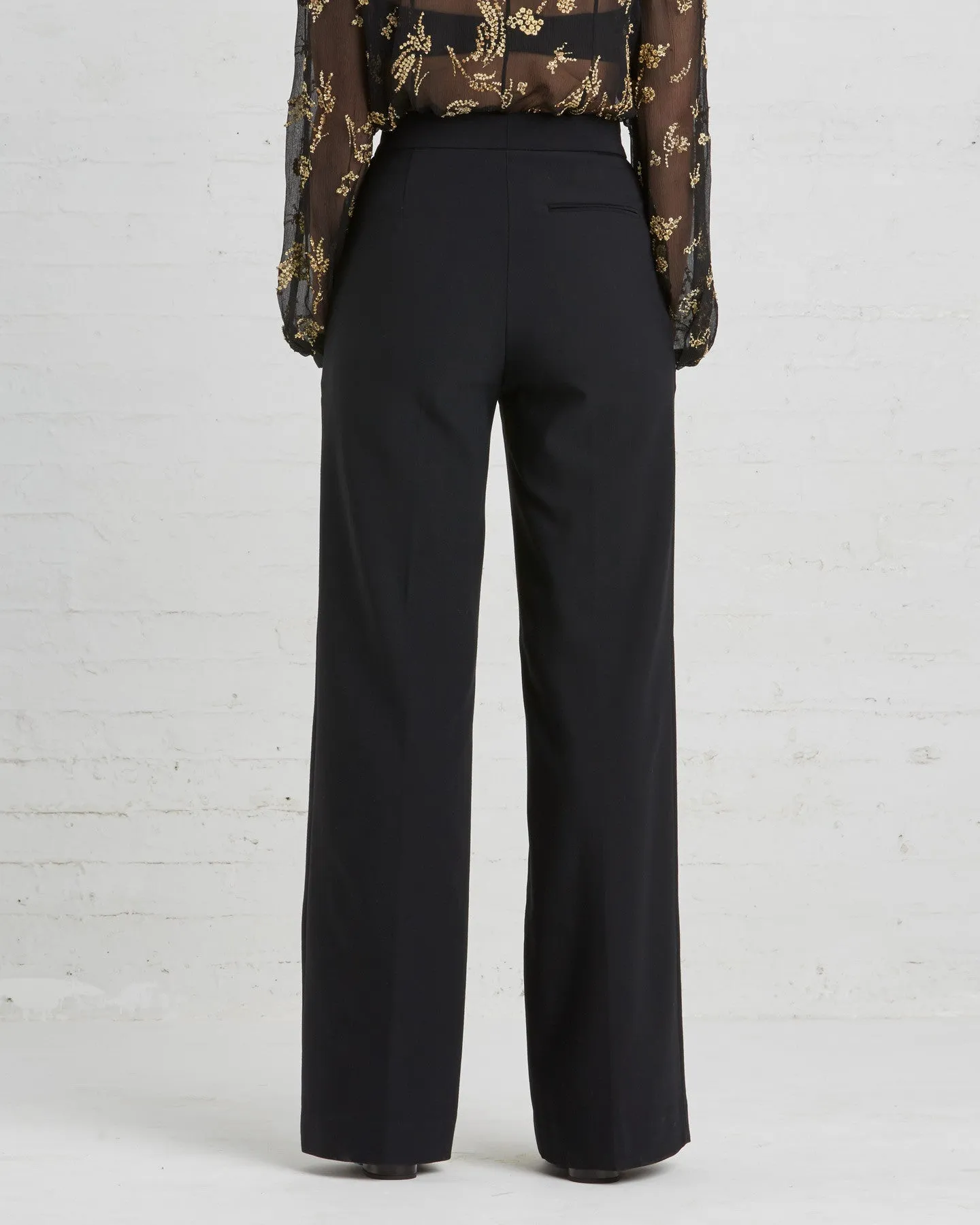 Voz | Wide-leg Trousers in Black