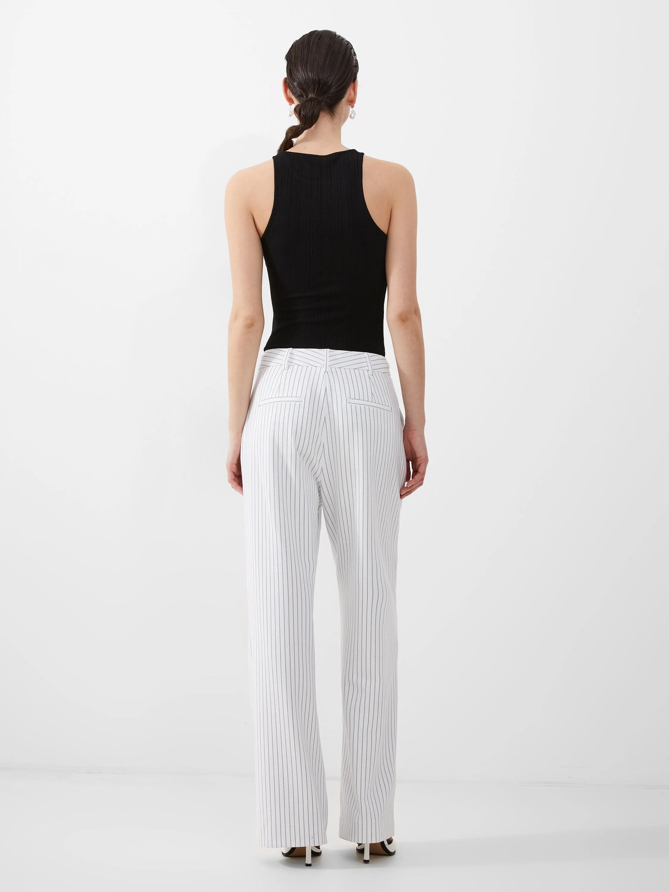 Whisper Pinstripe Trousers