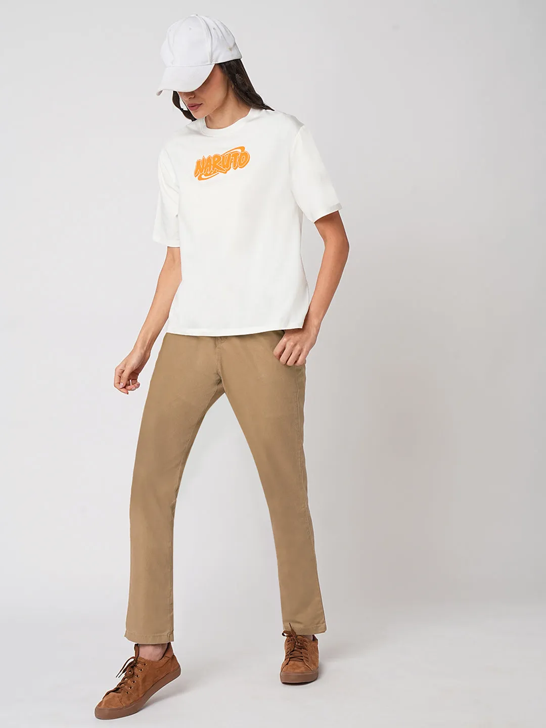 Women Nutshell Mid-Rise Slim Fit Trouser